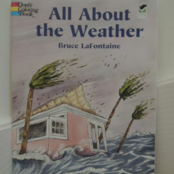 All About the Weather Dover Nature Coloring Book March 29 2004 NEW - Picture 1 of 3
